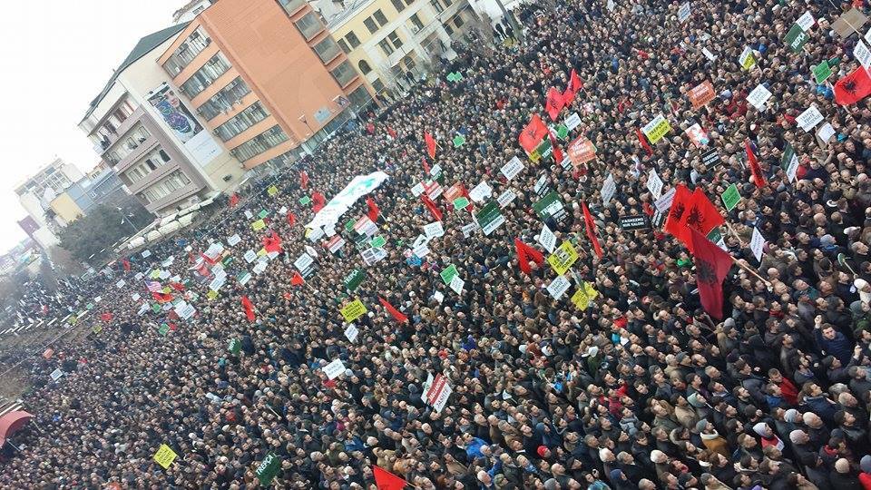 Protestat në Prishtinë