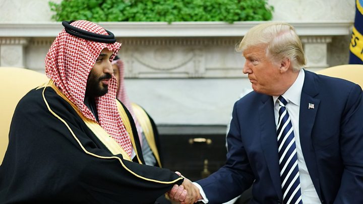 donald trump-mbreti i saudise