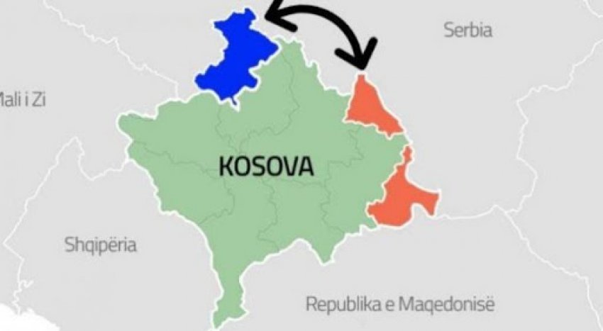 Kosova-Harta e ndarjes