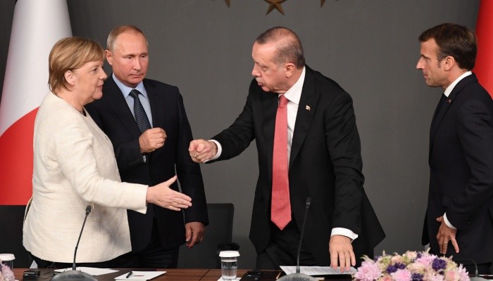 Erdogan-Merkel-Putin-Macron